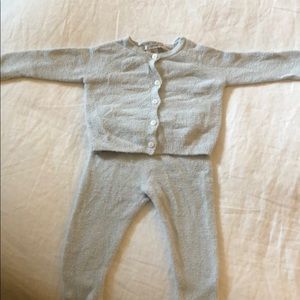 barefoot dreams light blue set